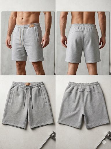 Shorts- Light Grey